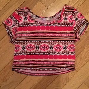 Patterned crop top